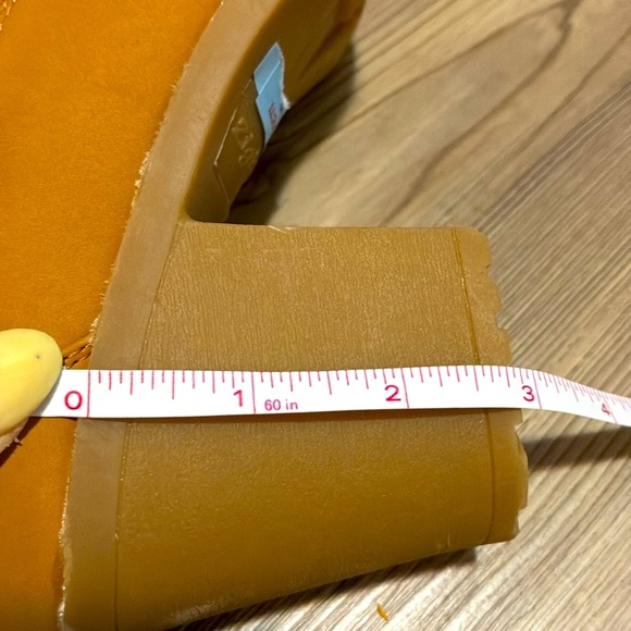 ZiGi Soho Kerin chunky heeled Booties Tan Lace up Side zip NEW without box 6.5 - Picture 10 of 11